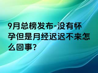 9月总榜发布-没有怀孕但是月经迟迟不来怎么回事？